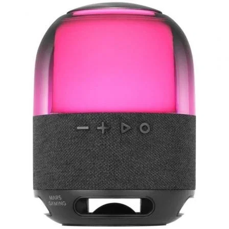 Mars Gaming Altavoz Bluetooth MS-Flow 360º Negro 15W Bluetooth 5.3 MicroSD Iluminación RGB 360º Batería 2000mAh Mars Gaming Altavoz Bluetooth MS-Flow 360º Negro 15W Bluetooth 5.3 MicroSD Iluminación RGB 360º Batería 2000mAh